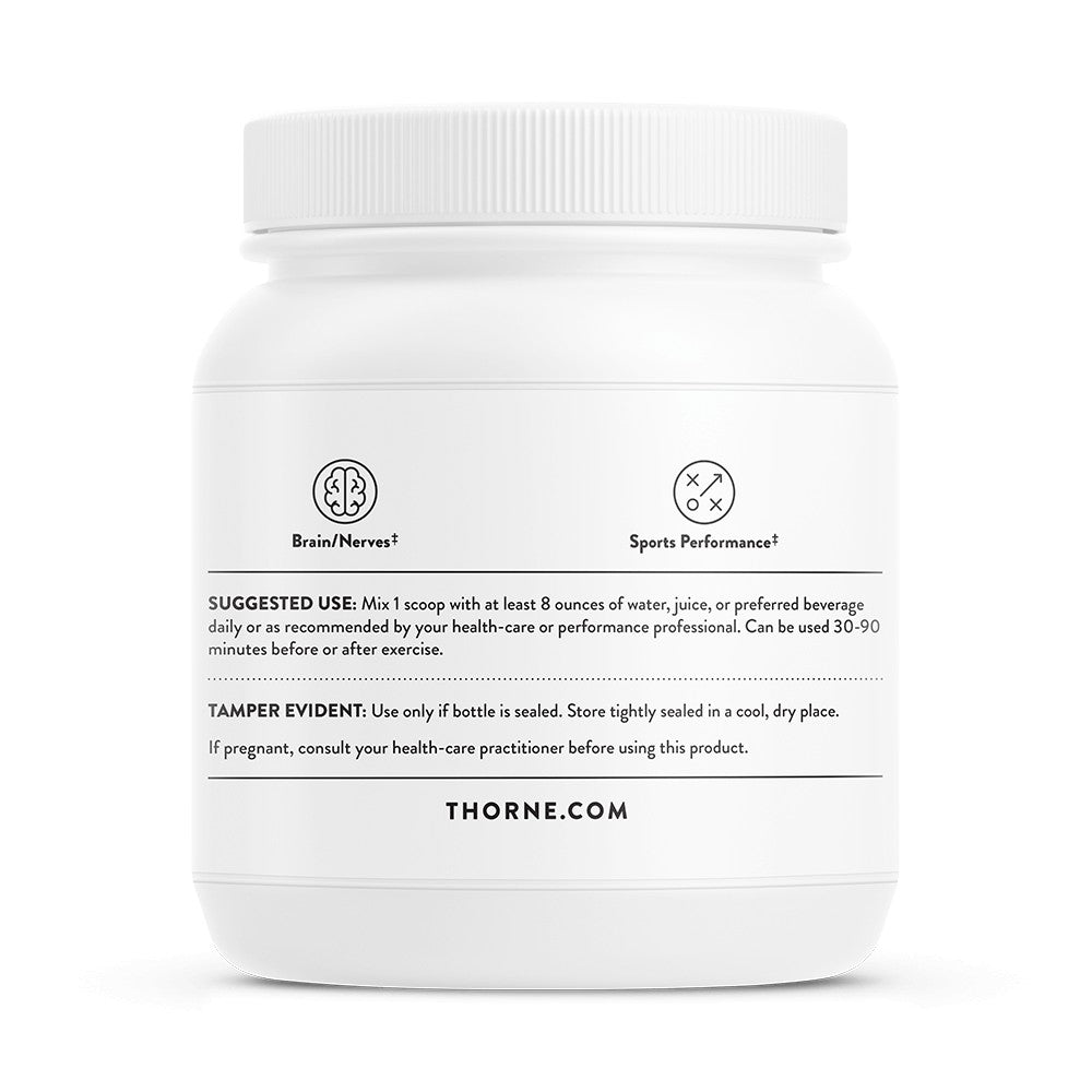 THORNE Creatine - Micronized Creatine Monohydrate Powder - Support for Muscles & Cognitive Function - for Women & Men - Unflavored - NSF Certified for Sport - 5 g per Serving - 90 Servings